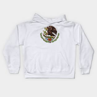 Mexican Coat of Arms Kids Hoodie